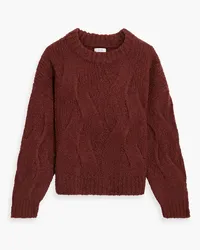 Iris & Ink Jade cable-knit wool sweater - Brown Brown