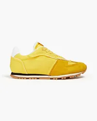 Maison Margiela Shell and suede sneakers - Yellow Yellow