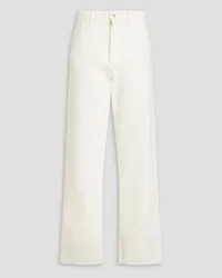 WANDLER Poppy high-rise straight-leg jeans - White White