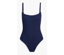 Tosca ribbed swimsuit - Blue