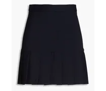 Joyce pleated woven mini skirt - Blue