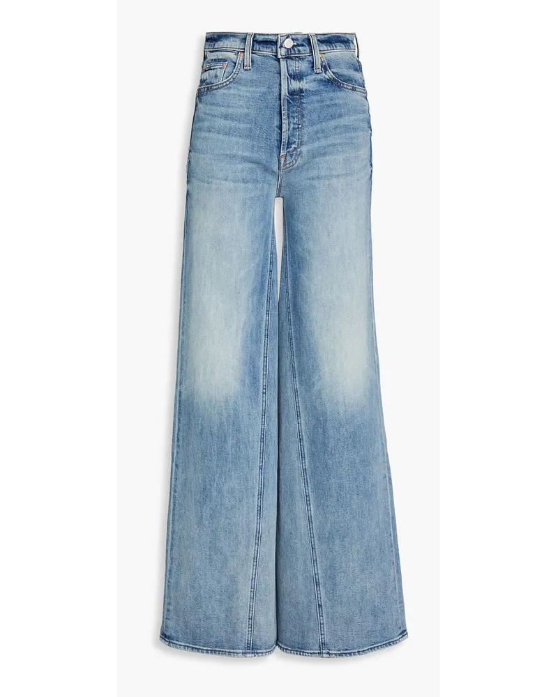 Mother Enchanter Heel high-rise wide-leg jeans - Blue Blue