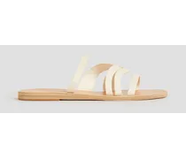 Carya leather sandals - White