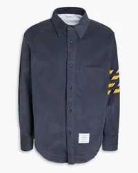 Thom Browne Cotton-corduroy overshirt - Blue Blue