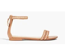 Emmy two-tone leather sandals - Brown