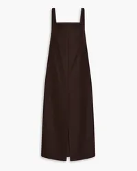 Loulou Studio Wool-blend midi dress - Brown Brown