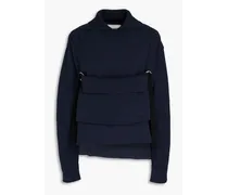 Cotton-blend sweater - Blue