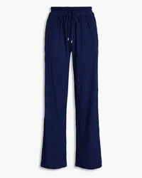 Melissa Odabash Krissy crepon wide-leg pants - Blue Blue