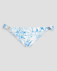 Melissa Odabash Grenada printed low-rise bikini briefs - White White