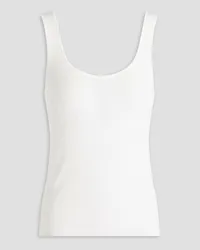 Co Ribbed silk tank - White White