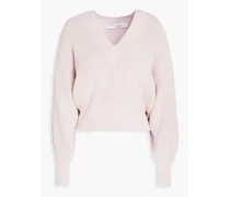 Cotton-blend sweater - Pink