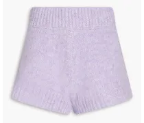 Susanna wool-blend shorts - Purple