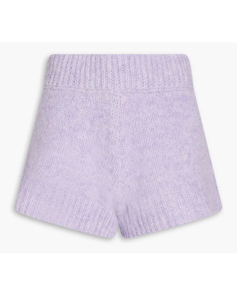 Susanna wool-blend shorts - Purple