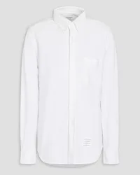 Thom Browne Cotton-piqué shirt - White White