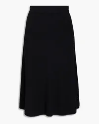 Joseph Ribbed linen-blend skirt - Black Black