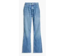 High-rise wide-leg jeans - Blue