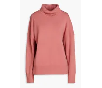 Megeve cashmere-blend turtleneck sweater - Pink