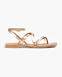 Zimmermann Metallic leather sandals - Metallic Metallic