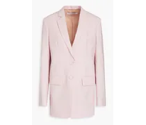 Wool-crepe blazer - Pink