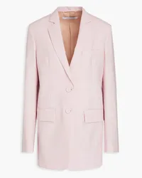 Another Tomorrow Wool-crepe blazer - Pink Pink