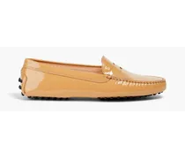 Patent-leather loafers - Brown