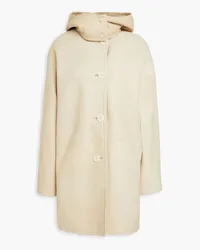 Theory Reversible shearling hooded coat - Neutral Neutral