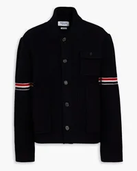 Thom Browne Striped wool jacket - Blue Blue