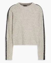 Rag & Bone Ingrid ribbed wool sweater - Gray Gray