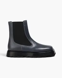 Jil Sander Leather Chelsea boots - Blue Blue