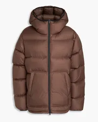 Holzweiler Quilted shell hooded jacket - Brown Brown