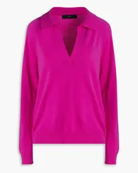 arch4 Gladiolus cashmere polo sweater - Purple Purple