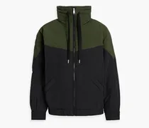 Retrograde two-tone quilted shell jacket - Green