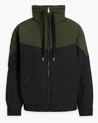 The Upside Retrograde two-tone quilted shell jacket - Green Green