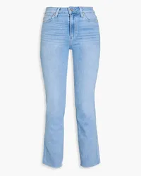 Paige Cindy high-rise straight-leg jeans - Blue Blue