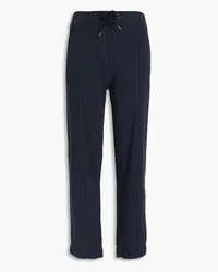 Brunello Cucinelli Ribbed cotton track pants - Blue Blue