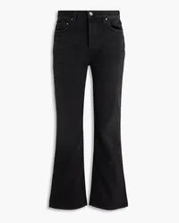 Totême High-rise kick-flare jeans - Black Black