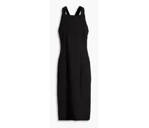 X-Racer linen-blend dress - Black
