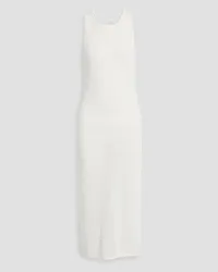 Onia Crochet-knit linen midi dress - White White