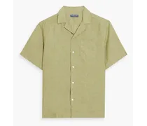 Angelo linen shirt - Green