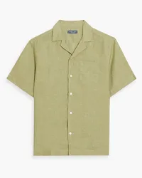 Frescobol Carioca Angelo linen shirt - Green Green