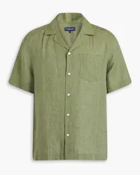 Frescobol Carioca Angelo linen shirt - Green Green