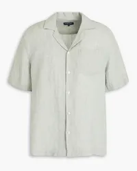 Frescobol Carioca Angelo linen shirt - Green Green