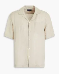 Frescobol Carioca Angelo linen shirt - Green Green