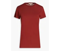 Lana Supima cotton-jersey T-shirt - Red