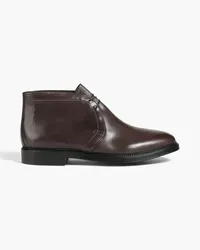 Officine Generale Elton leather chukka boots - Gray Gray