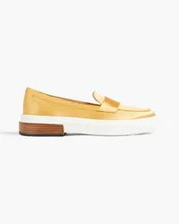 TOD'S Satin loafers - Yellow Yellow