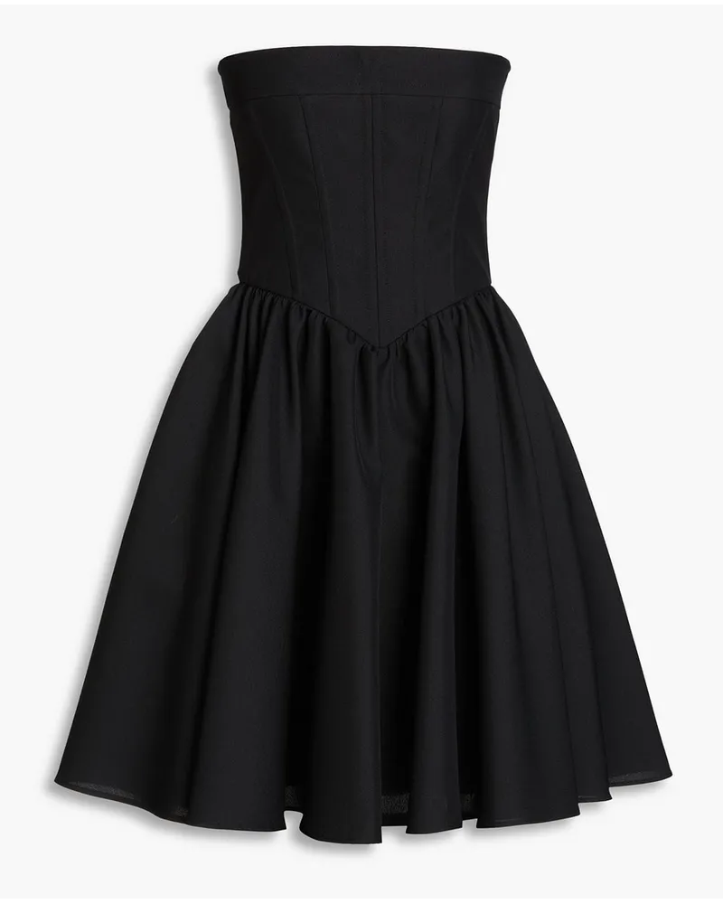 Philosophy Di Lorenzo Serafini Strapless crepe dress - Black Black