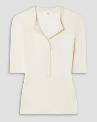 A.L.C. Fisher ribbed cotton-blend top - White White