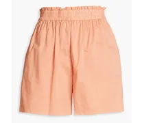 Gathered cotton shorts - Pink