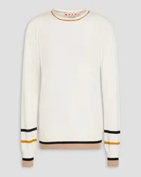 Marni Wool and silk-blend sweater - White White